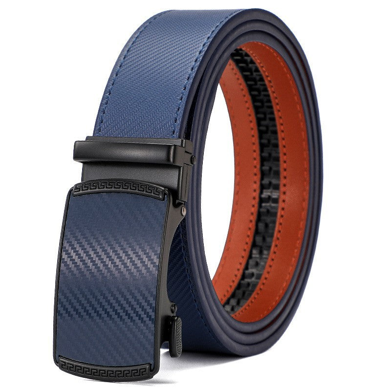 Automatic Buckle Leisure Business Belt Cowhide Belt