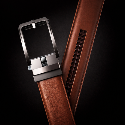Automatiskt Läderbälte – Premium Genuine Leather