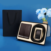 Fashion Men's Belt Wallet Combo Set