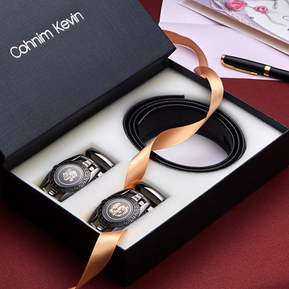 First layer cowhide belt body soft leather belt