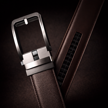 Automatiskt Läderbälte – Premium Genuine Leather