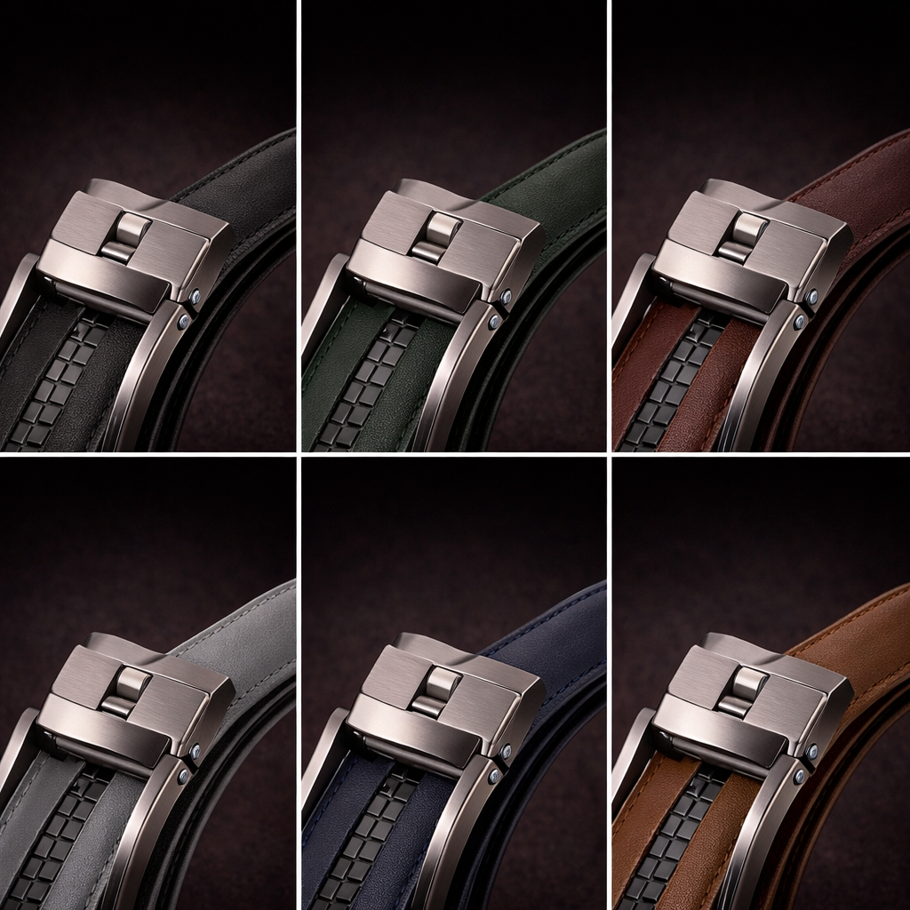 Automatiskt Läderbälte – Premium Genuine Leather