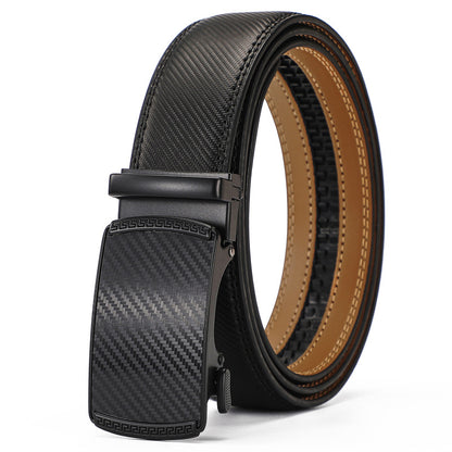 Automatic Buckle Leisure Business Belt Cowhide Belt