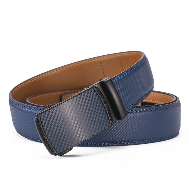 Automatic Buckle Leisure Business Belt Cowhide Belt